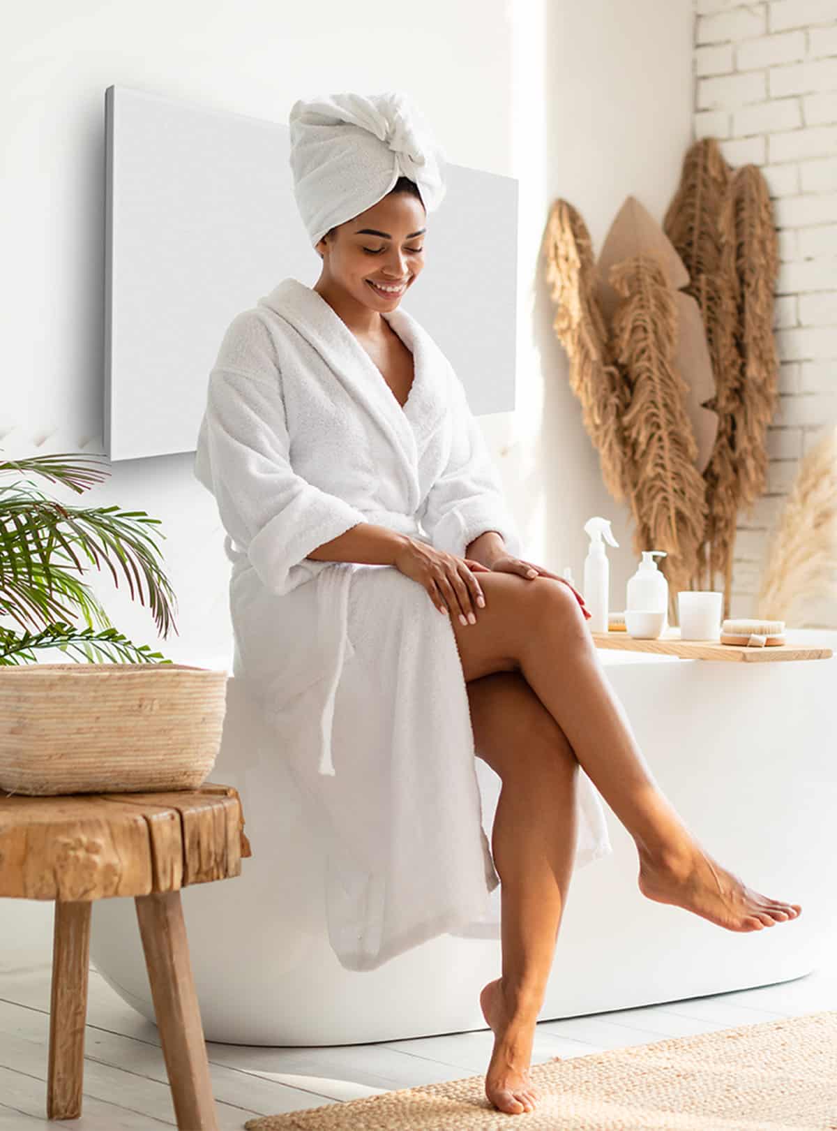 Schmuckfoto, Infrarotpaneel Badezimmer, Wandpaneel, Infrarotheizung